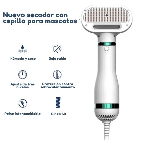 Cepillo Secador 2 en 1 PetCare®